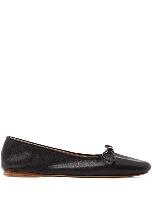 JW Anderson round-toe leather ballerina shoes
