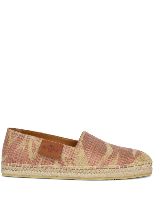 ETRO paisley-print linen espadrilles