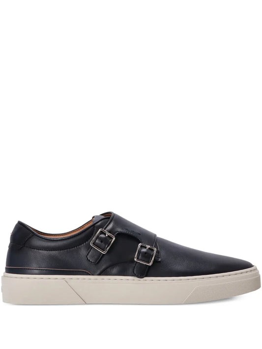 BOSS leather Monk shoes
