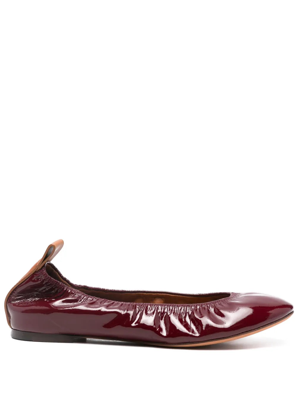 Lanvin patent leather ballet flats