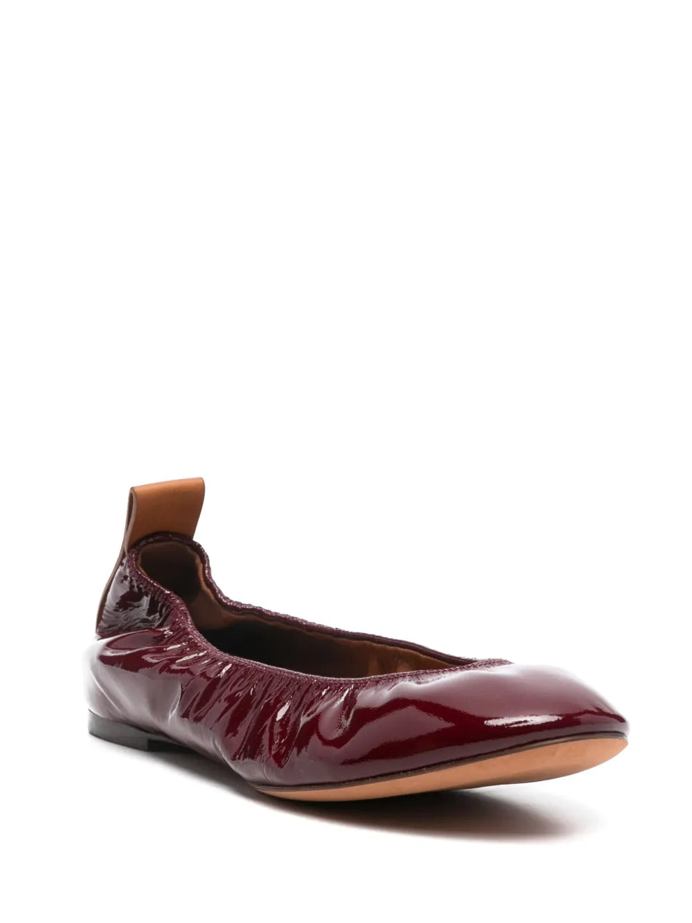 Lanvin patent leather ballet flats