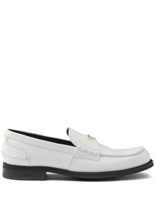 Prada leather loafers