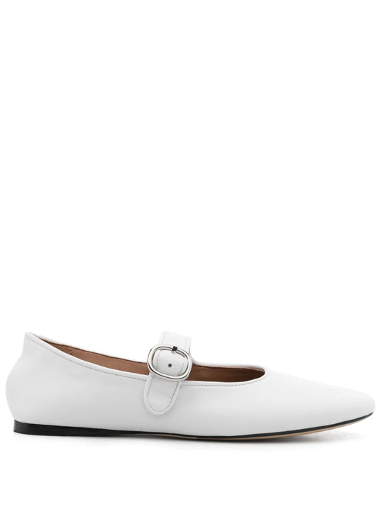 SANDRO leather ballet flats