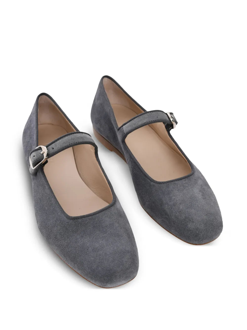 Le Monde Beryl suede Mary Jane ballerina shoes