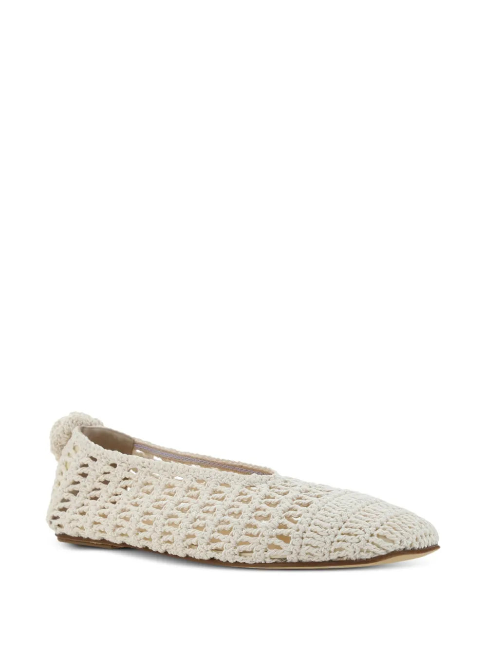 Magda Butrym crochet ballerina shoes