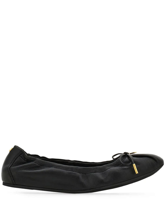Ferragamo leather ballerina shoes