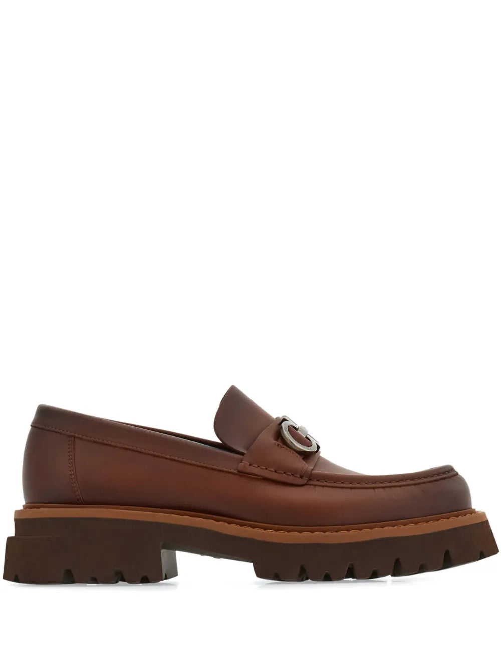 Ferragamo Gancini-plaque loafers