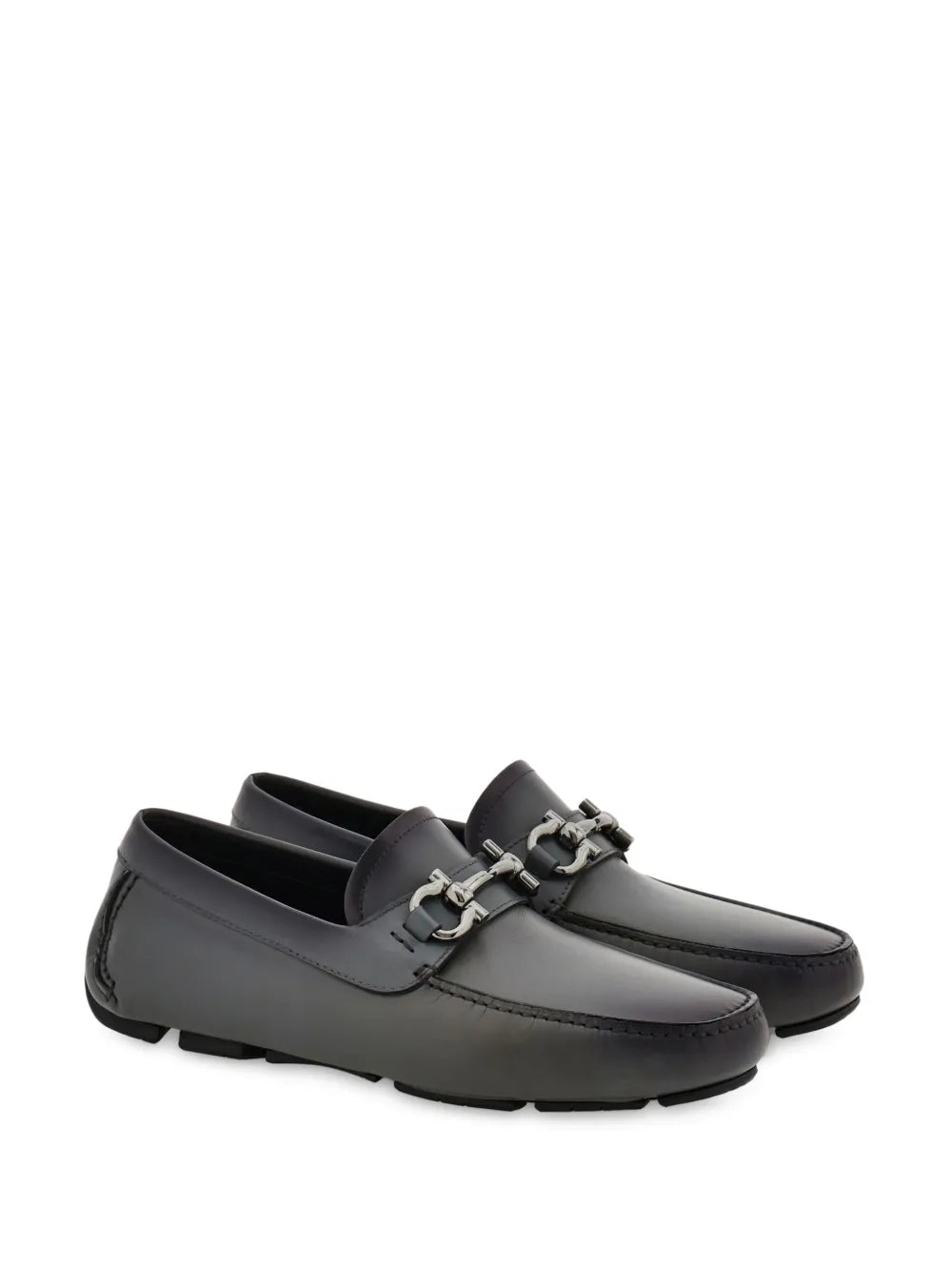 Ferragamo Gancini-plaque loafers