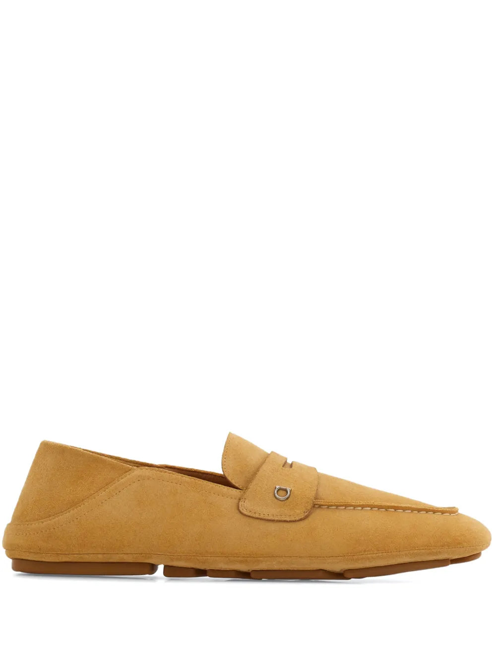 Ferragamo Gancini-plaque leather loafers