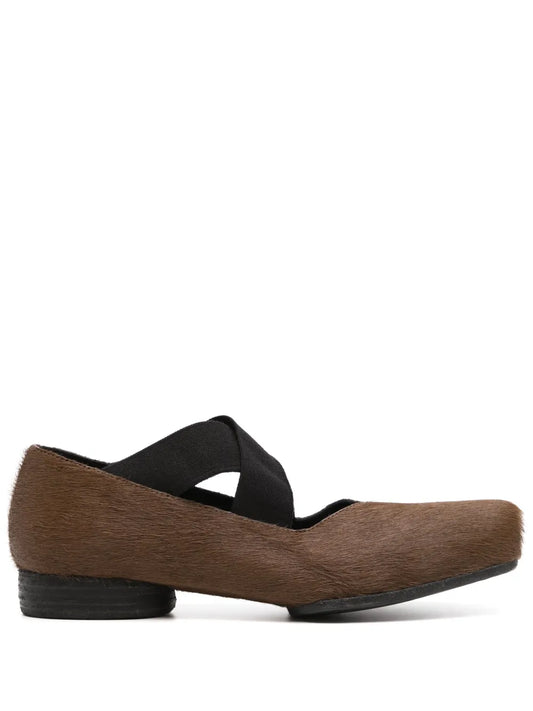 Uma Wang fur ballet flats