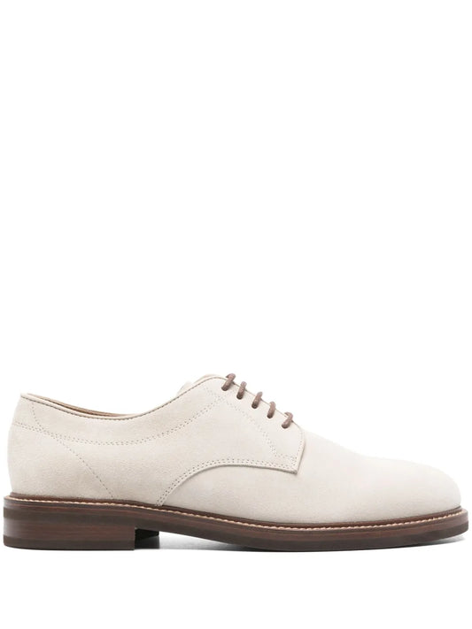 Brunello Cucinelli suede derby shoes