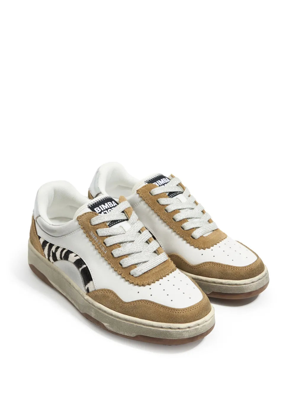 Bimba y Lola Cupsole leather sneakers