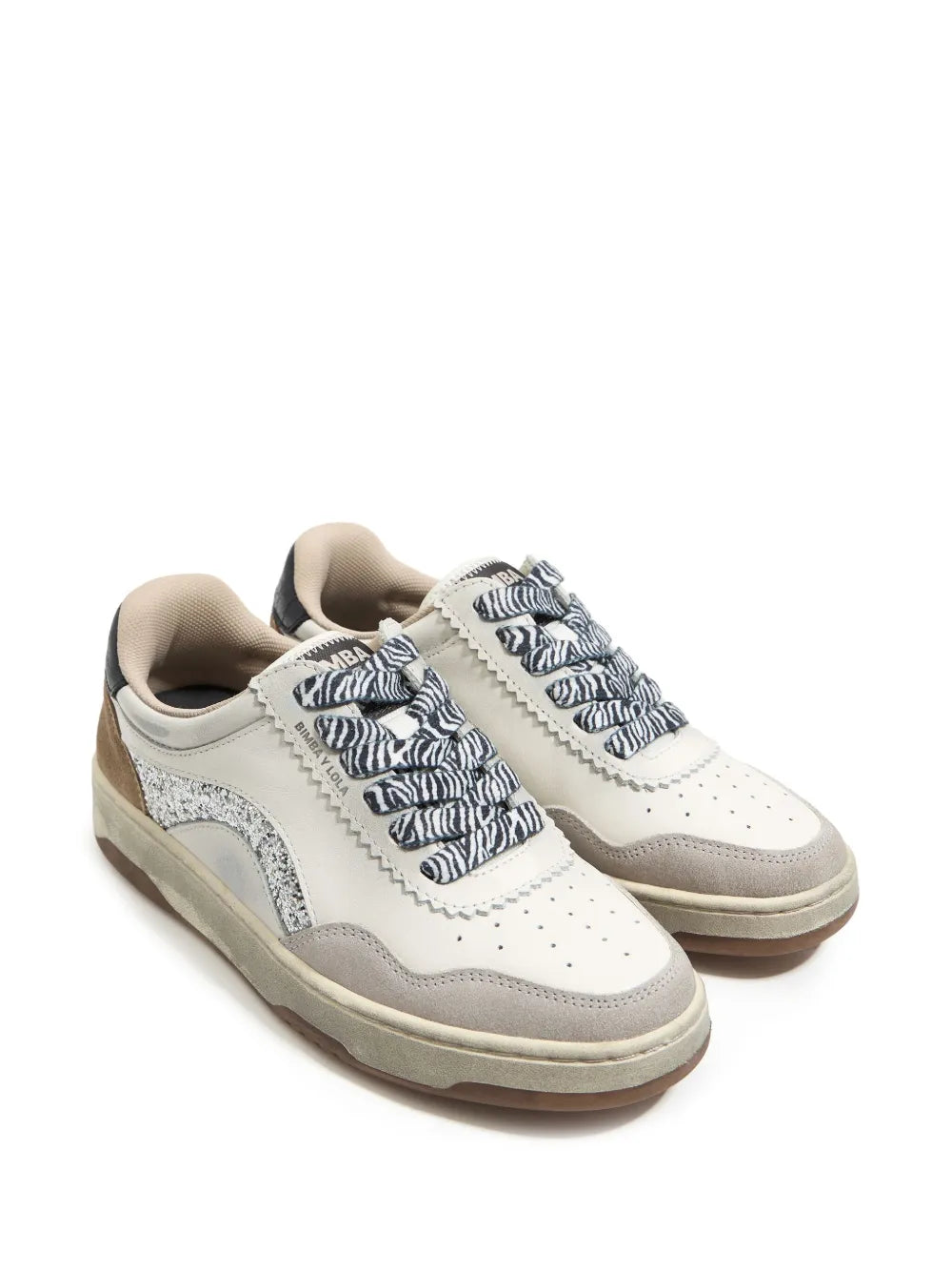 Bimba y Lola Cupsole leather sneakers