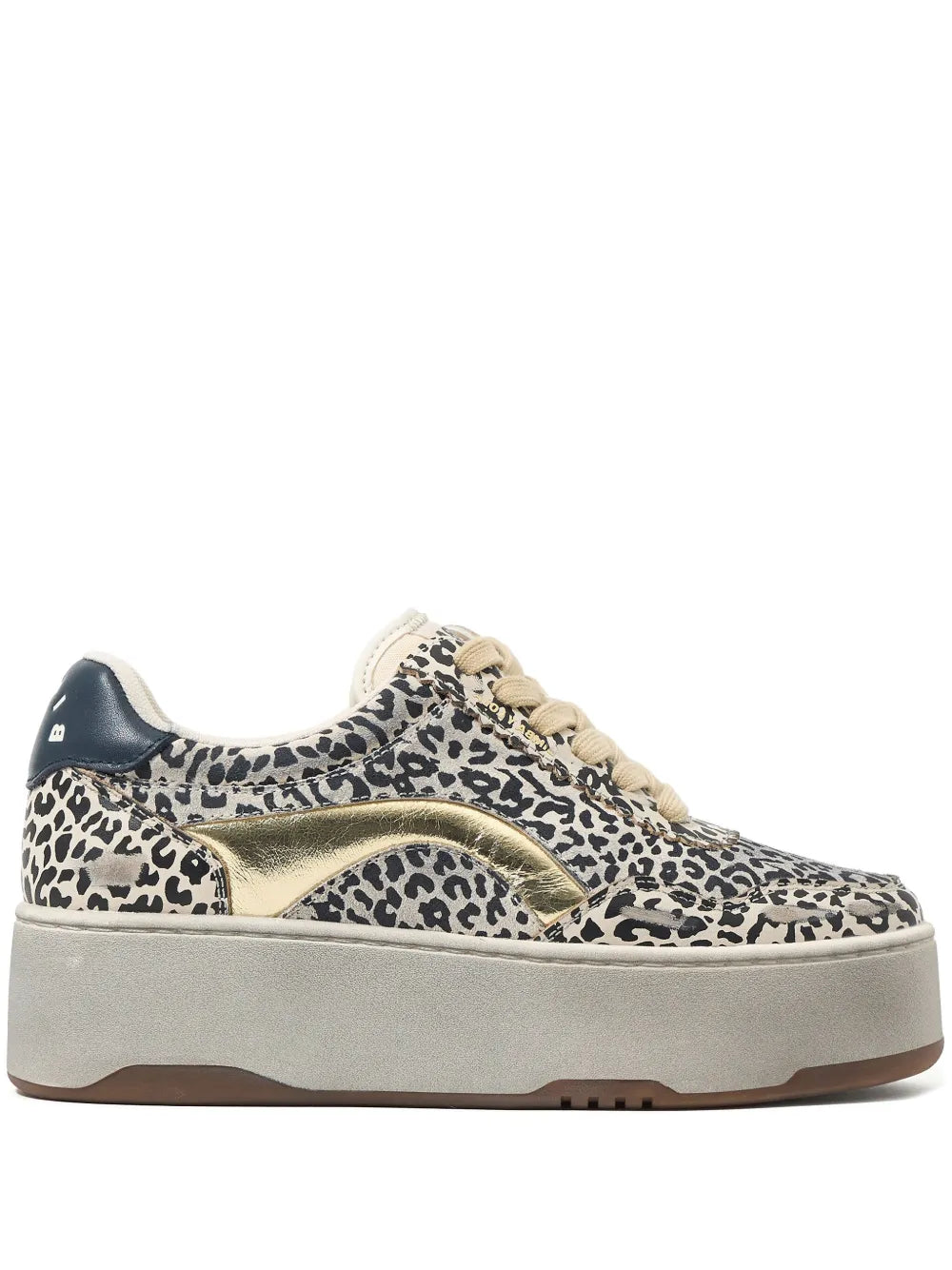 Bimba y Lola Cupsole leopard platform sneakers