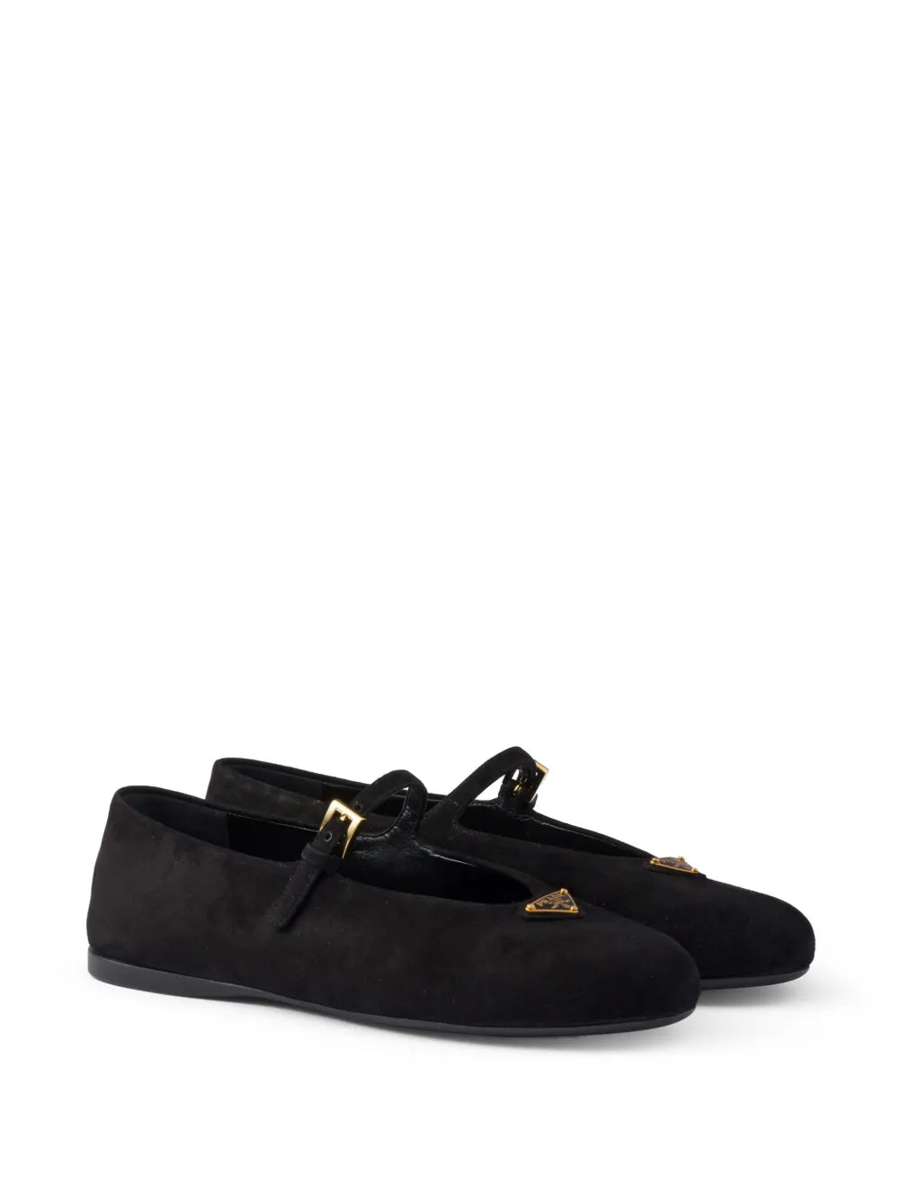 Prada suede ballerina shoes 