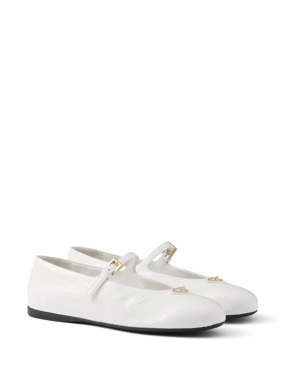 Prada leather ballerina shoes 