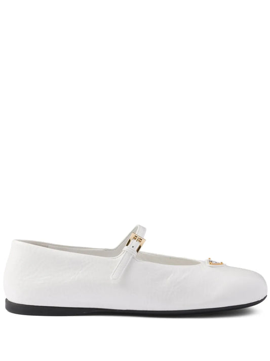 Prada leather ballerina shoes 