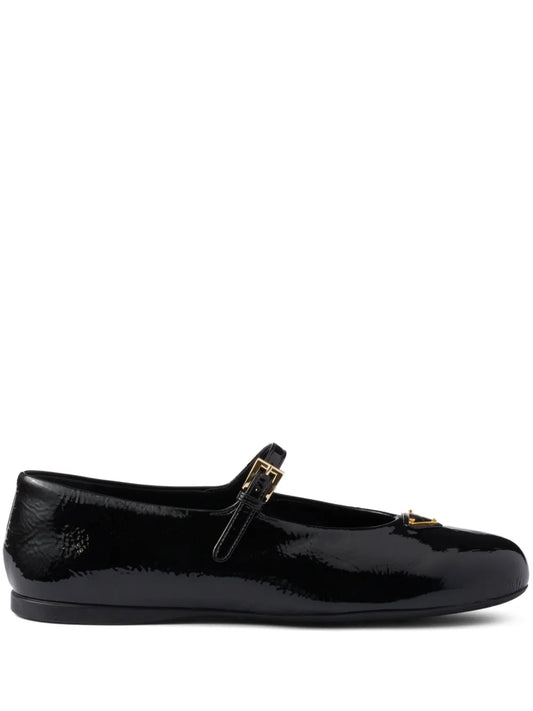 Prada leather ballerina shoes 