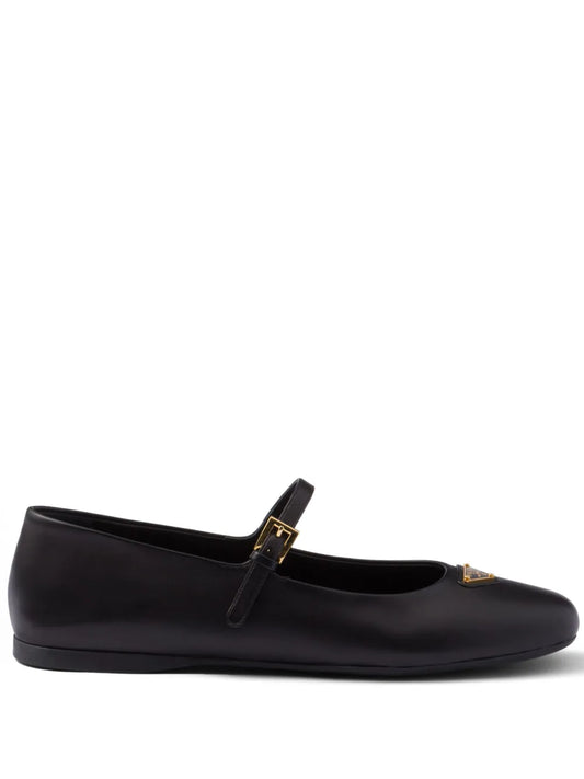 Prada leather ballerina shoes 