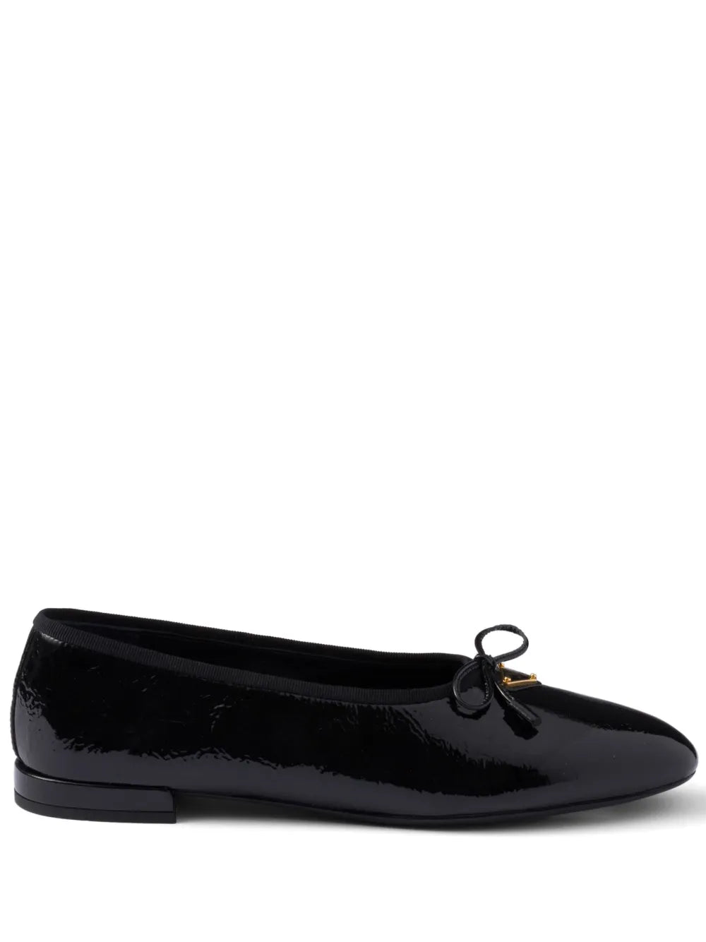 Prada Black leather ballerinas 