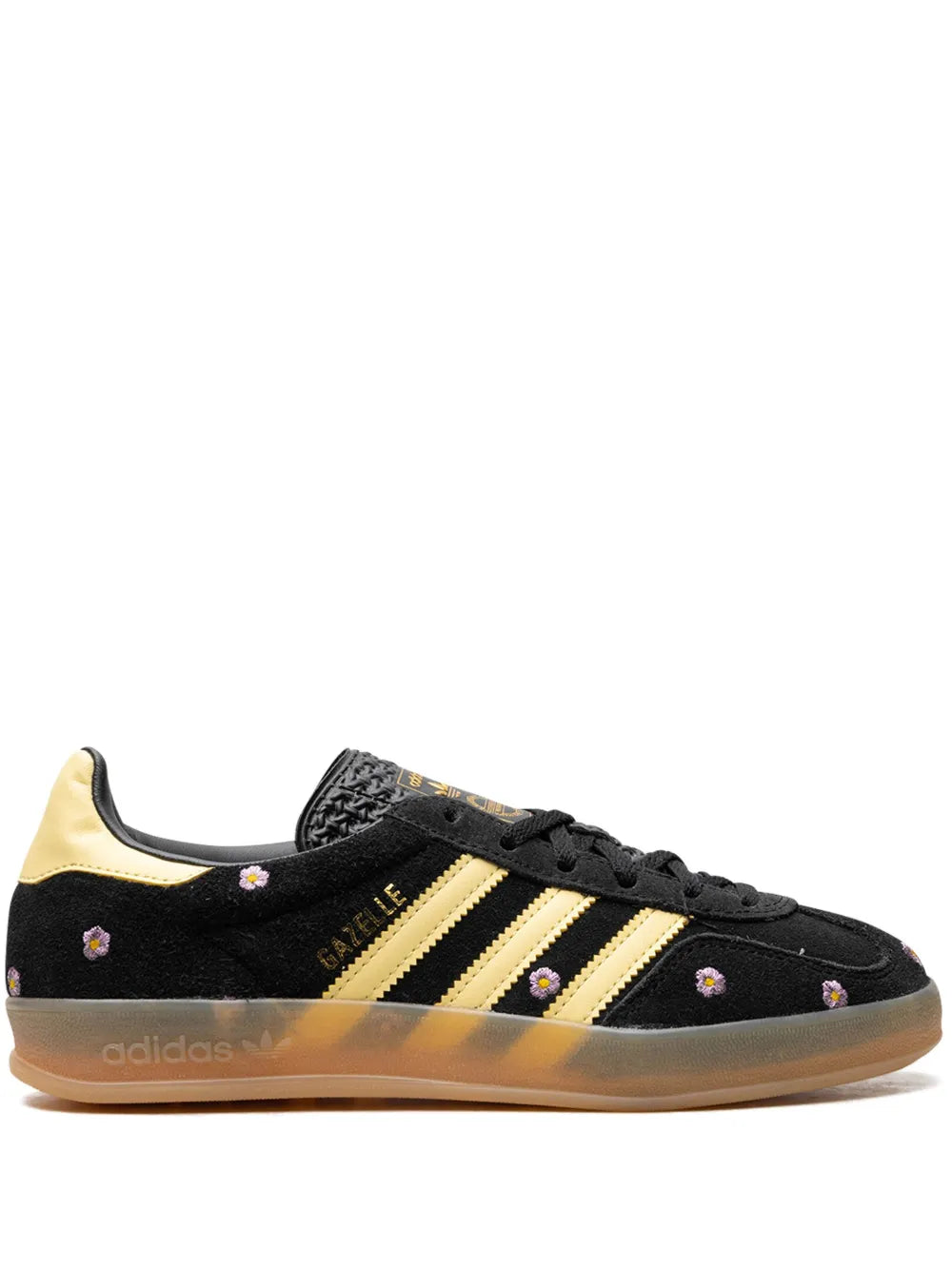 adidas Gazelle Indoor "Core Black/Almost Yellow/Floral" sneakers 