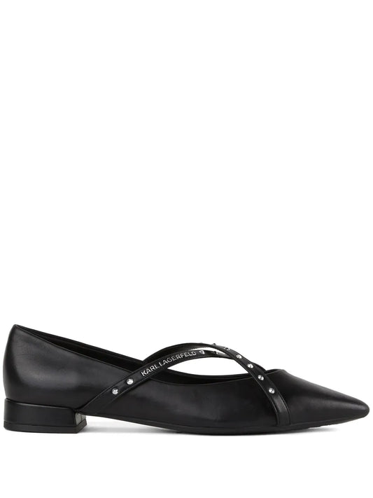 Karl Lagerfeld Kerrie Krosstrap ballerina shoes