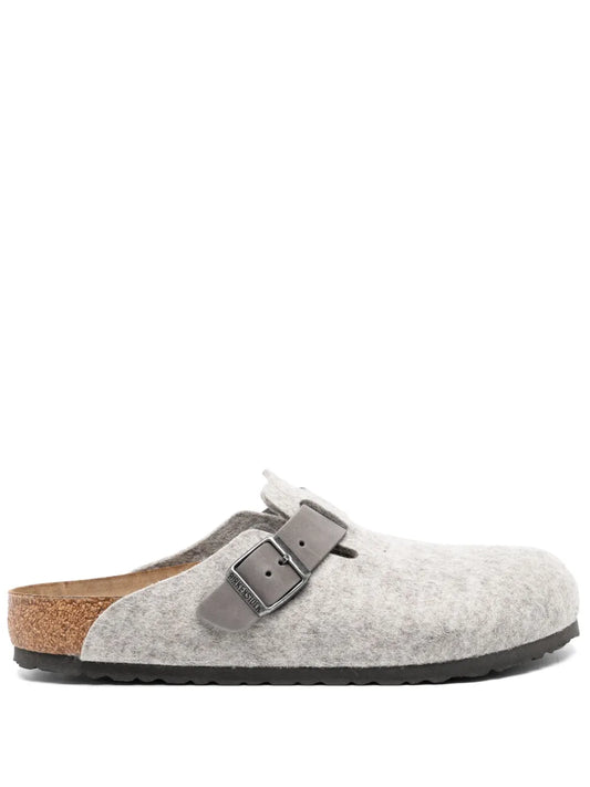 Birkenstock Boston suede slippers