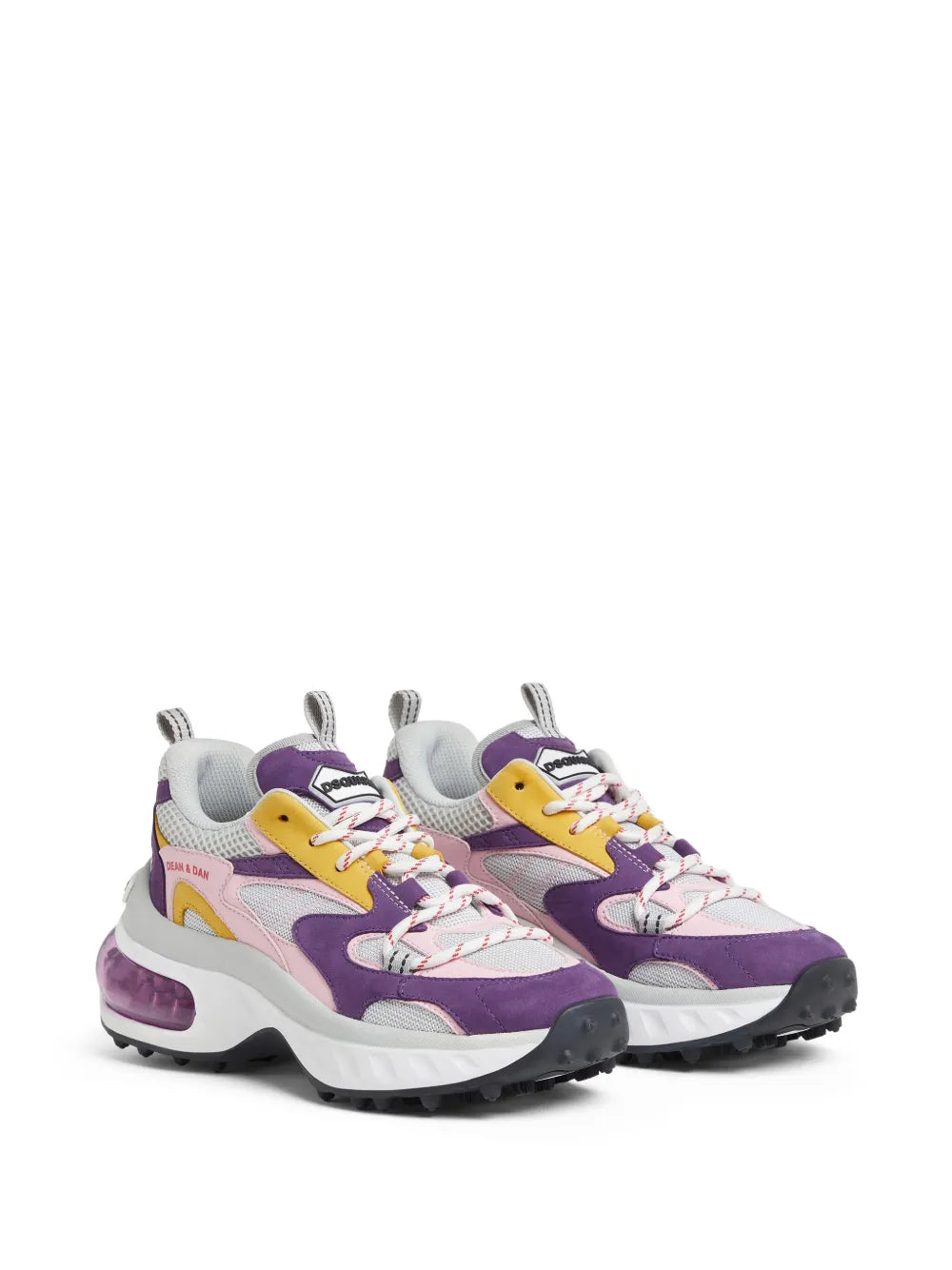 DSQUARED2 panelled lace-up sneakers