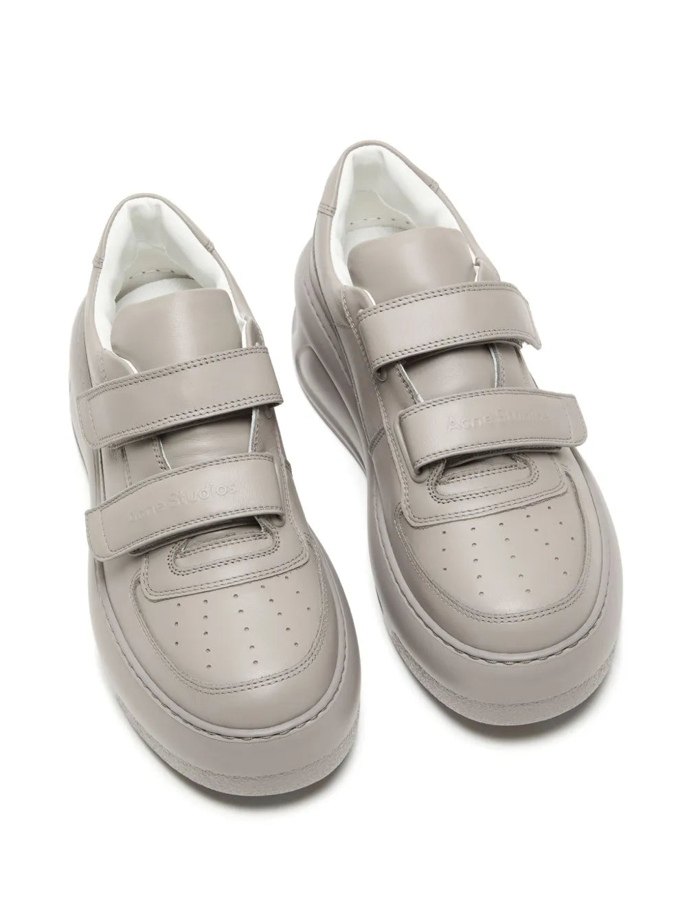 Acne Studios leather platform sneakers
