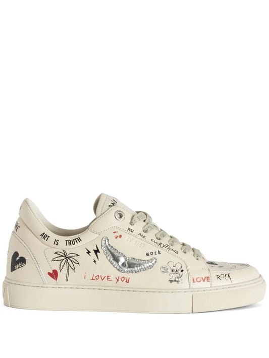 Zadig&Voltaire Fly On Love Tag trainers 