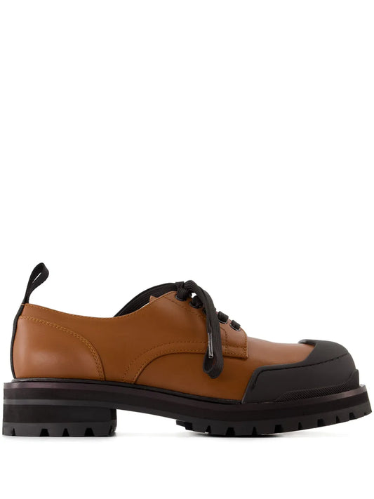 Marni Dada Army leather derby shoes