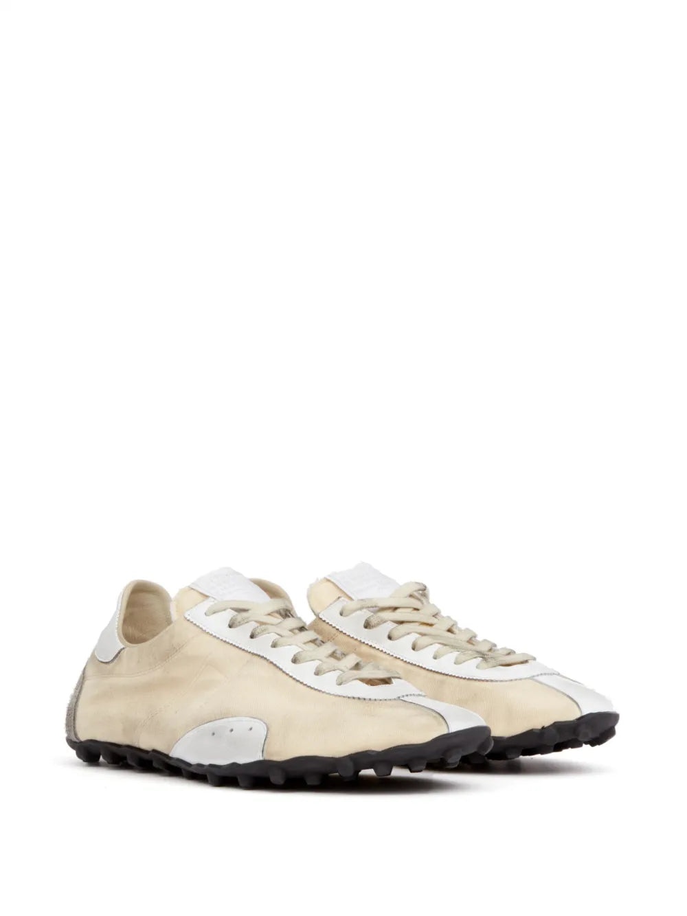 Maison Margiela leather lace-up trainers  