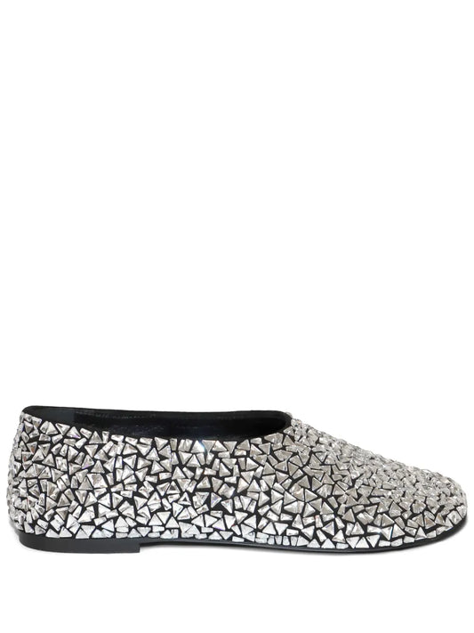 Proenza Schouler crystal-embellished ballerina shoes 