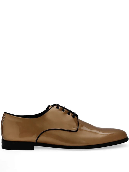 Dolce & Gabbana bronze derby shoes 