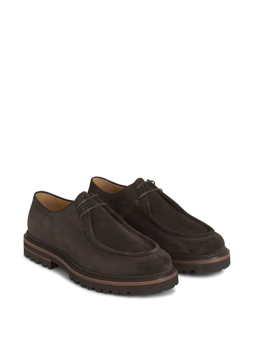Henderson Baracco suede lace-up shoes