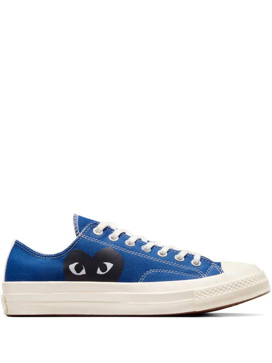 Converse x Comme Des Garçons PLAY "Chuck Taylor 70 - Blue Quartz/Egret/Black" sneakers