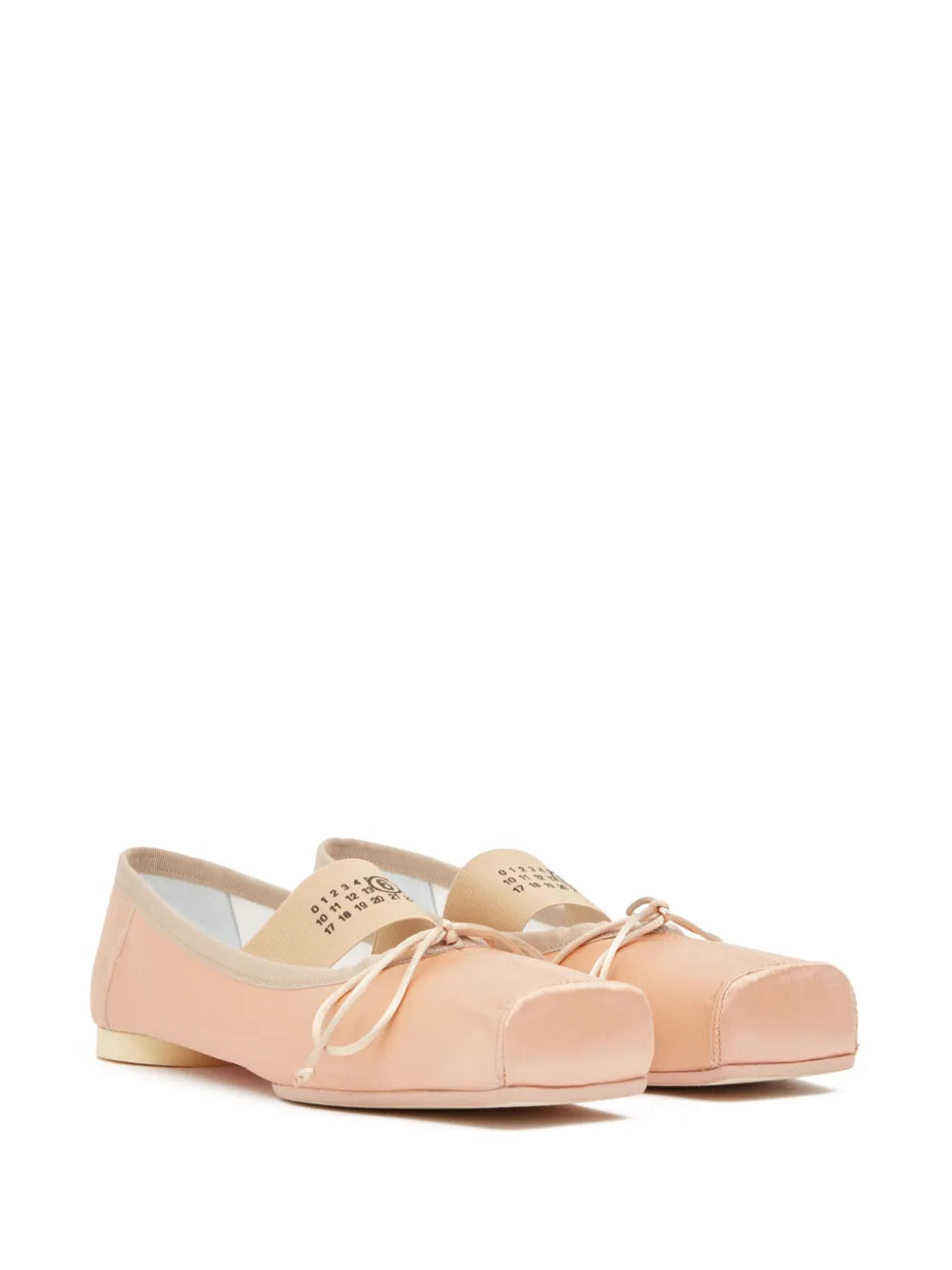 MM6 Maison Margiela Anatomic Numbers-motif ballerina shoes