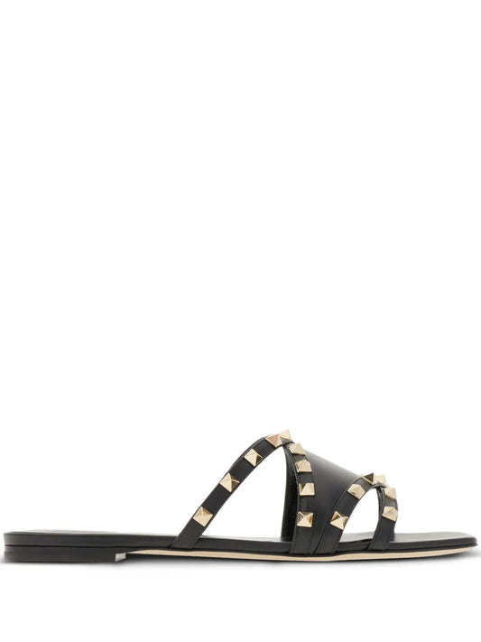 Valentino Garavani Rockstud-embellished slides