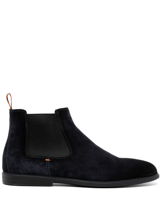 Santoni suede Chelsea boots