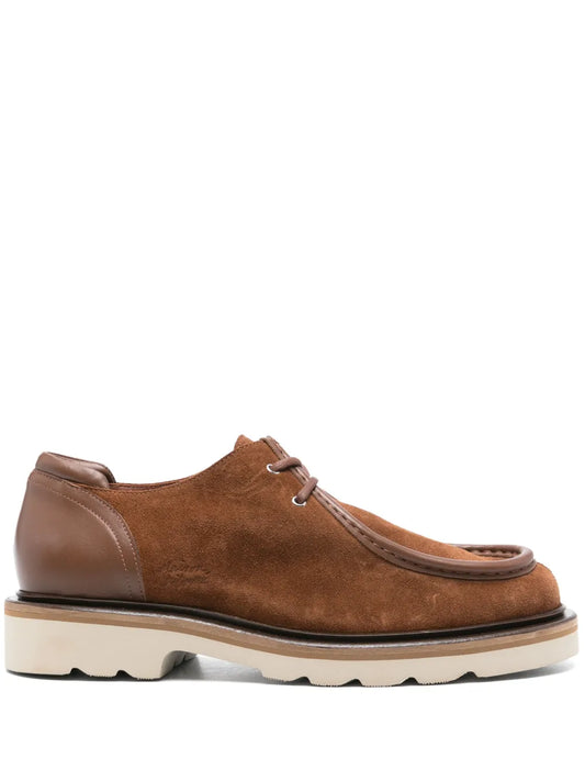 Maison Kitsuné suede Derby shoes