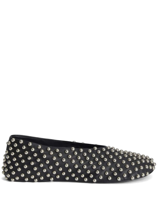 Jil Sander studded ballerina shoes