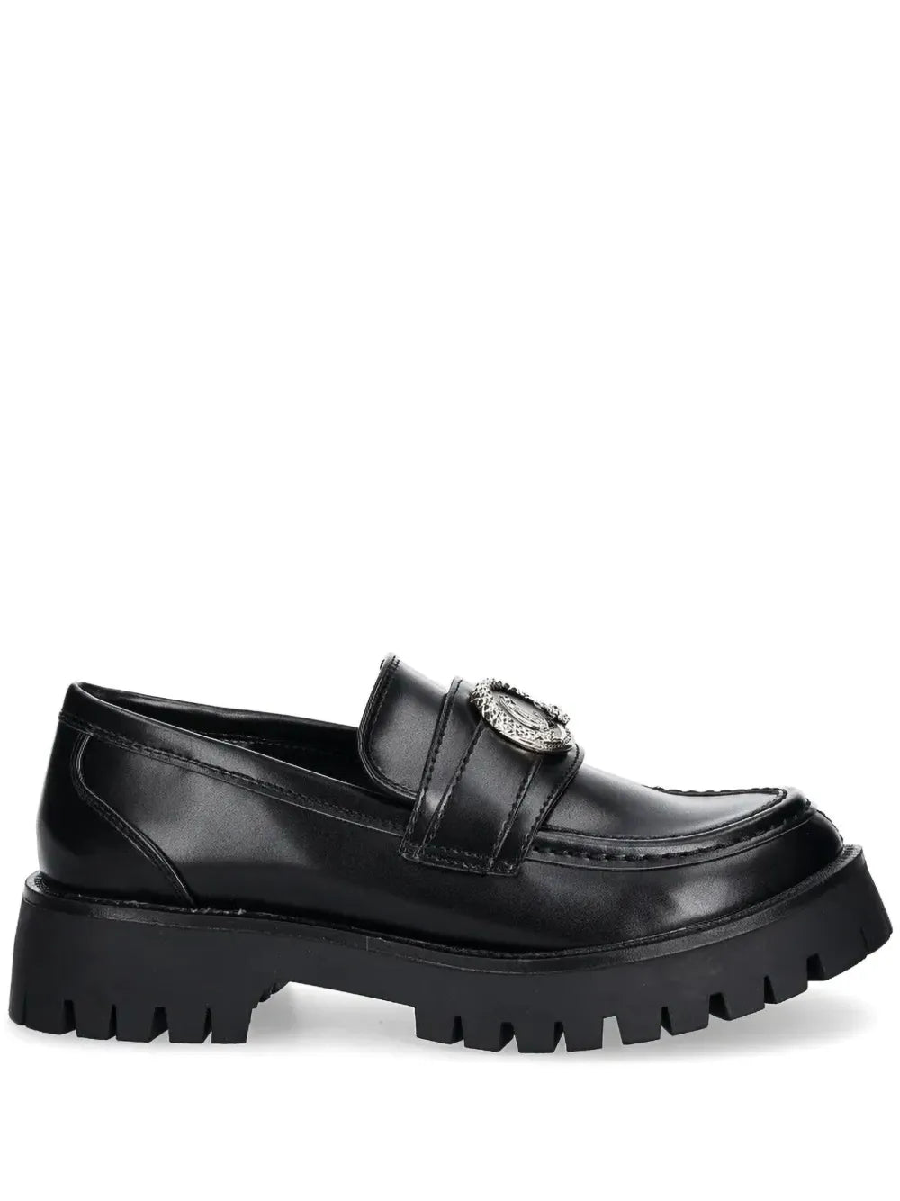 Just Cavalli logo-plaque loafers