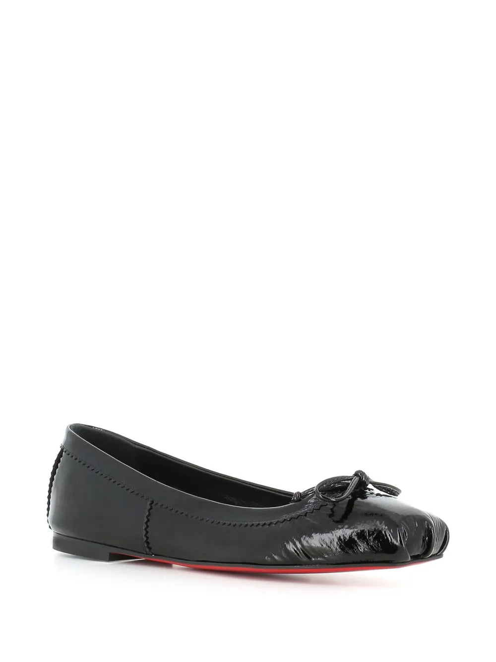 Christian Louboutin Mamadrague leather ballerina shoes