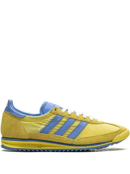 adidas x Sporty & Rich SL72 " Sweden Pack - Yellow/Blue" sneakers