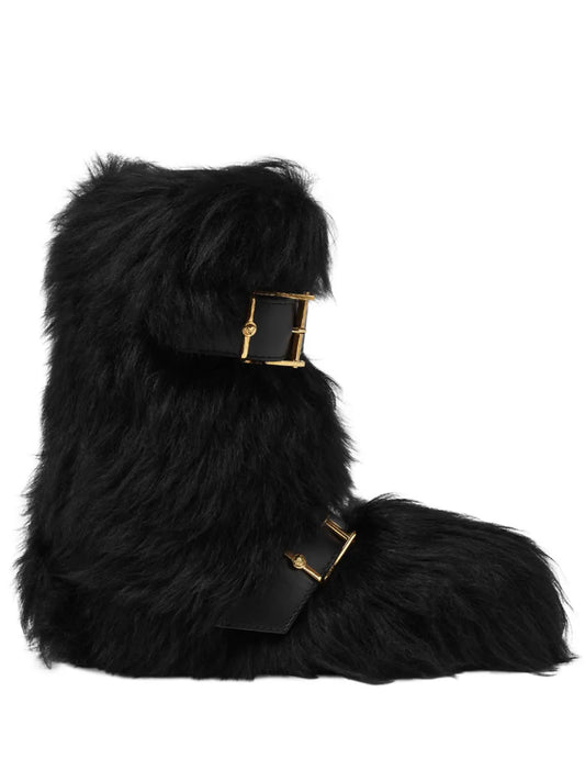 Versace shearling boots