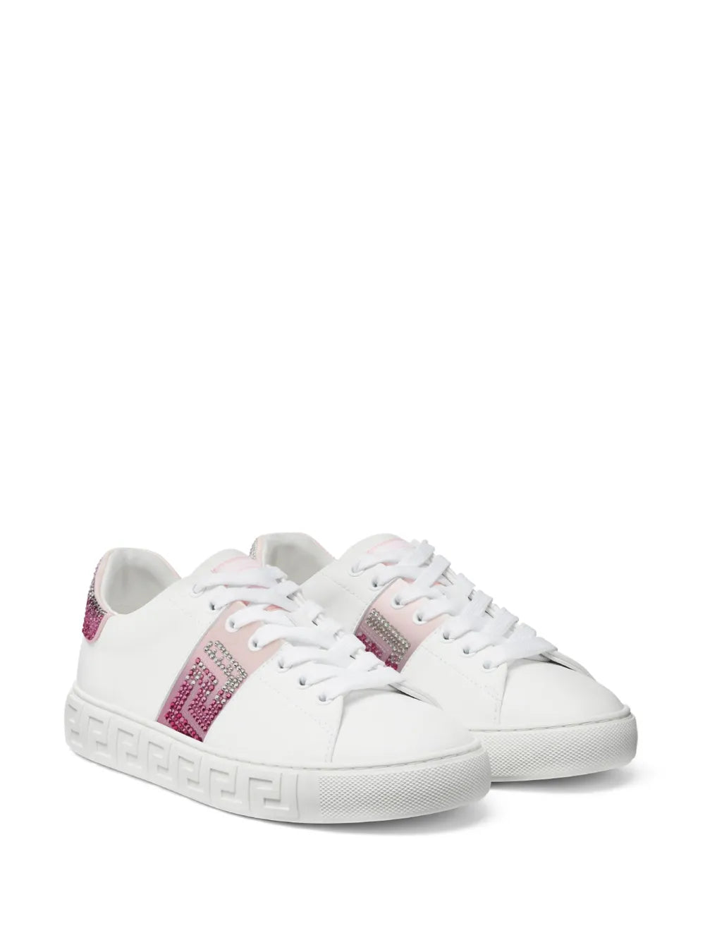 Versace crystal-embellished sneakers