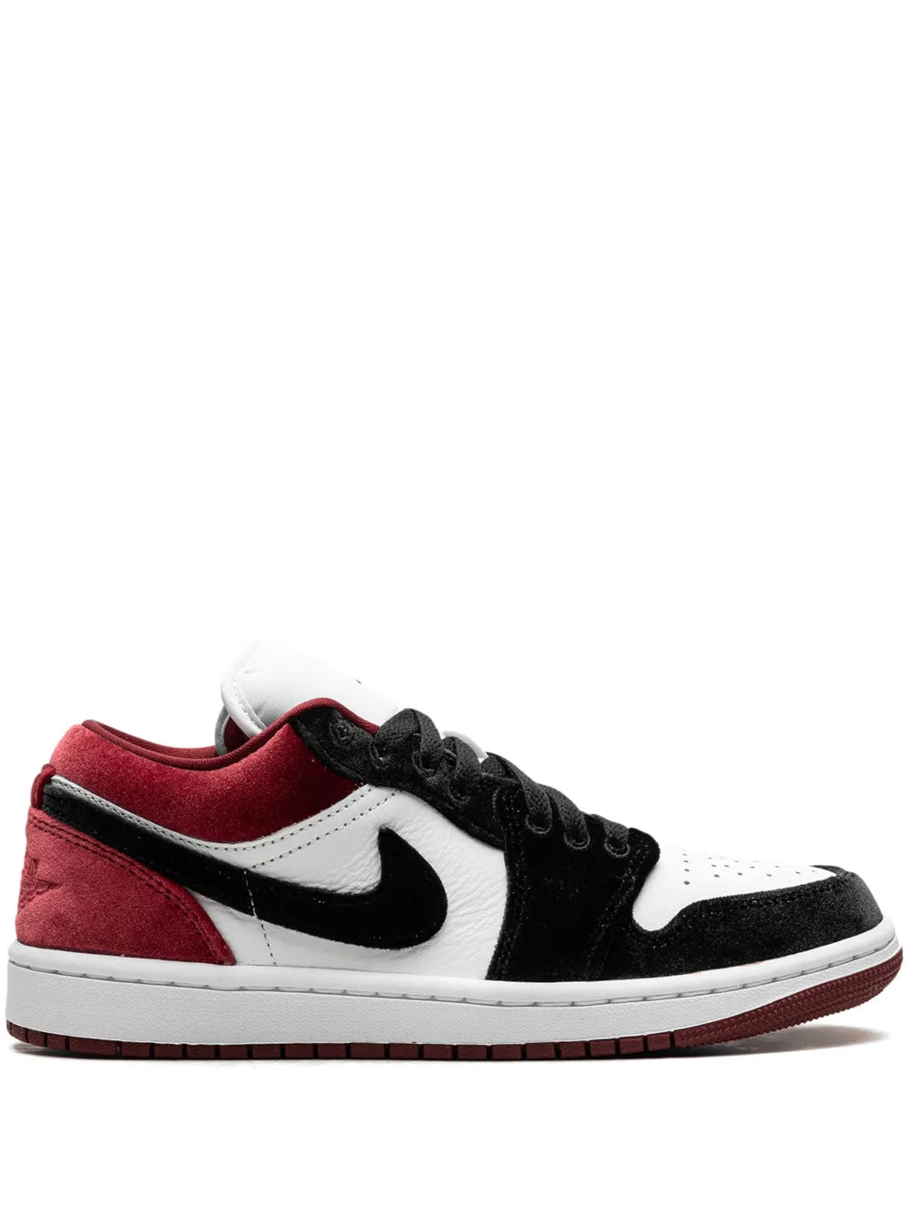 Jordan Jordan 1 Low SE "Velvet Black Toe - Black/White/Team Red" sneakers