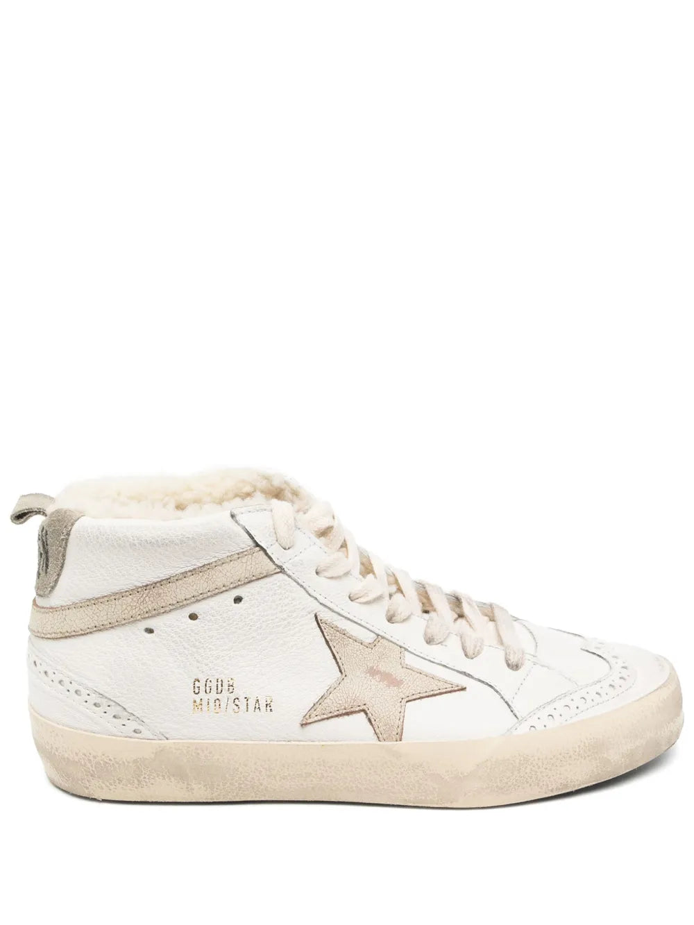 Golden Goose Mid Star Nappa upper shiny sneakers