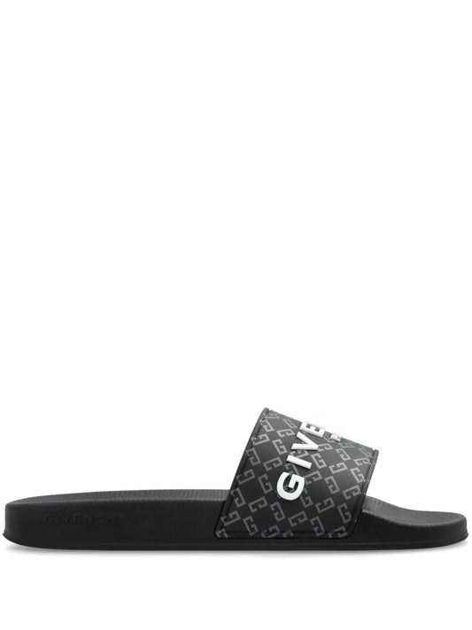 Givenchy logo-embossed slides