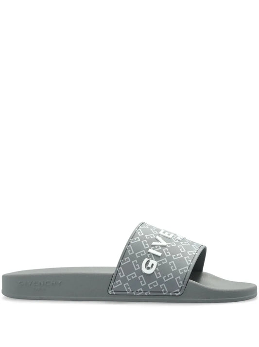 Givenchy logo-embossed slides 